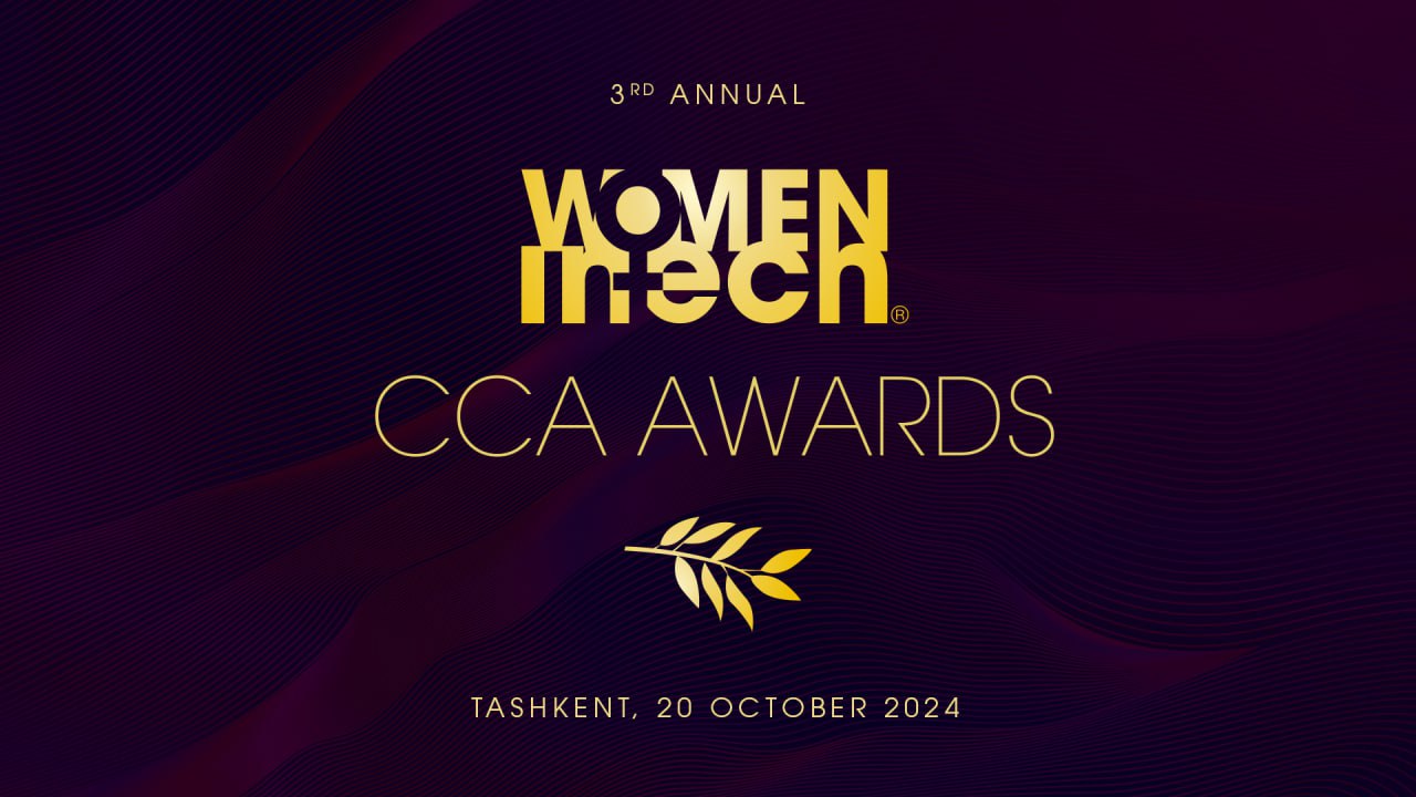 Сообщество Women in Tech объявило о приёме заявок на премию Women in Tech CCA Awards, которая впервые пройдет в Узбекистане 20 октября 2024 года!