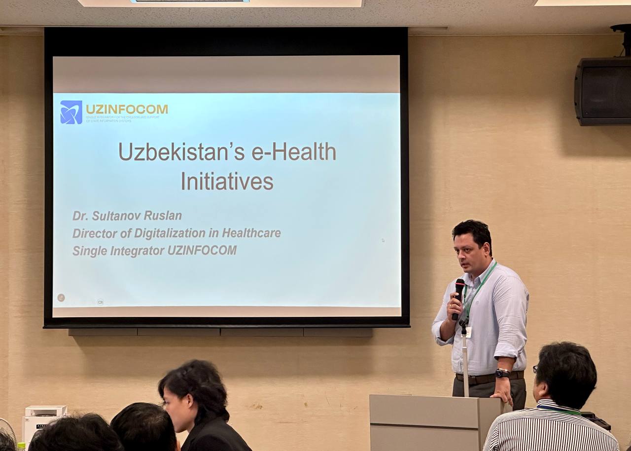 Директор по цифровизации здравоохранения UZINFOCOM Руслан Султанов